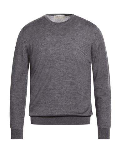 Man Sweater Grey Size 44 Merino Wool