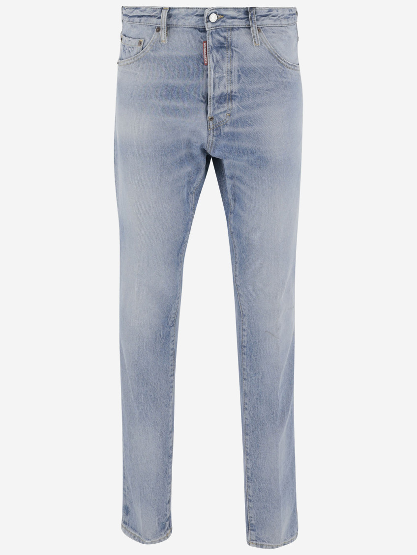 Logo-patch jeans - Blue