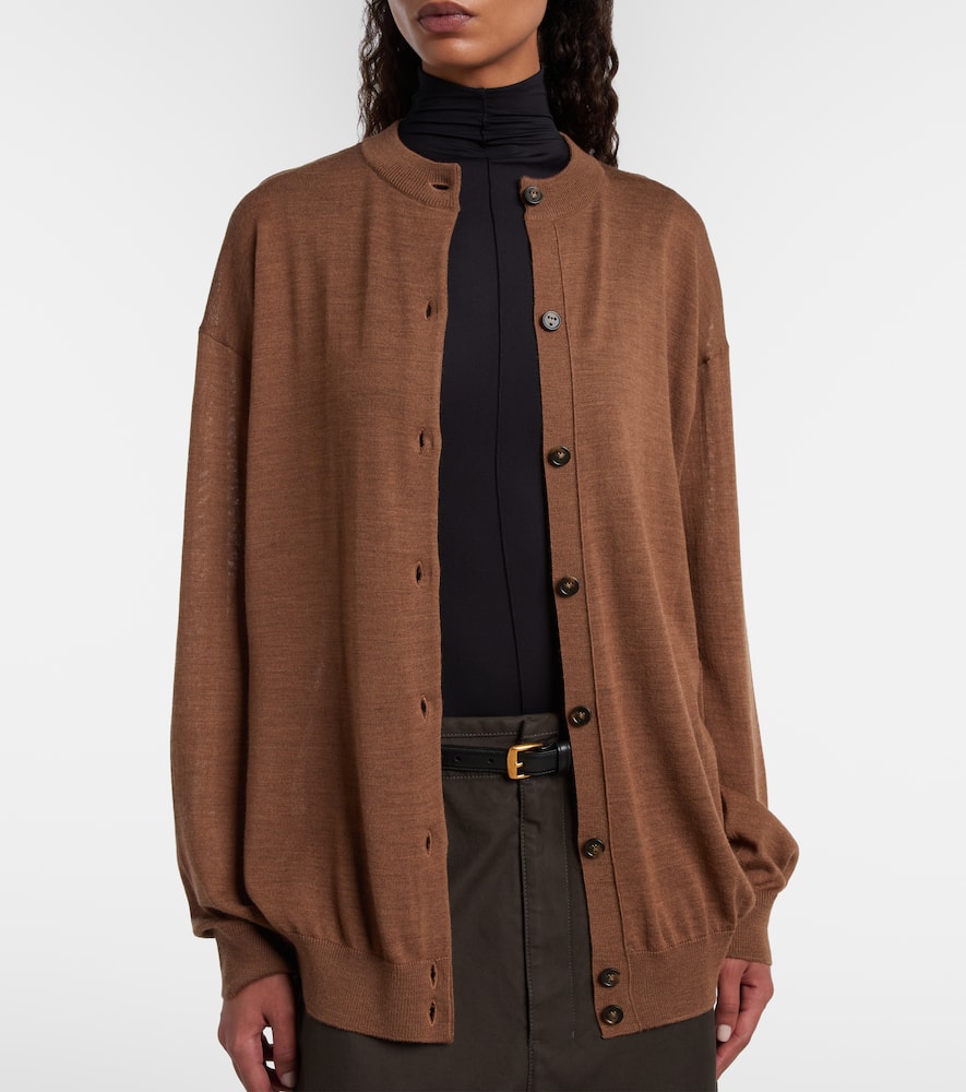 Virgin wool cardigan