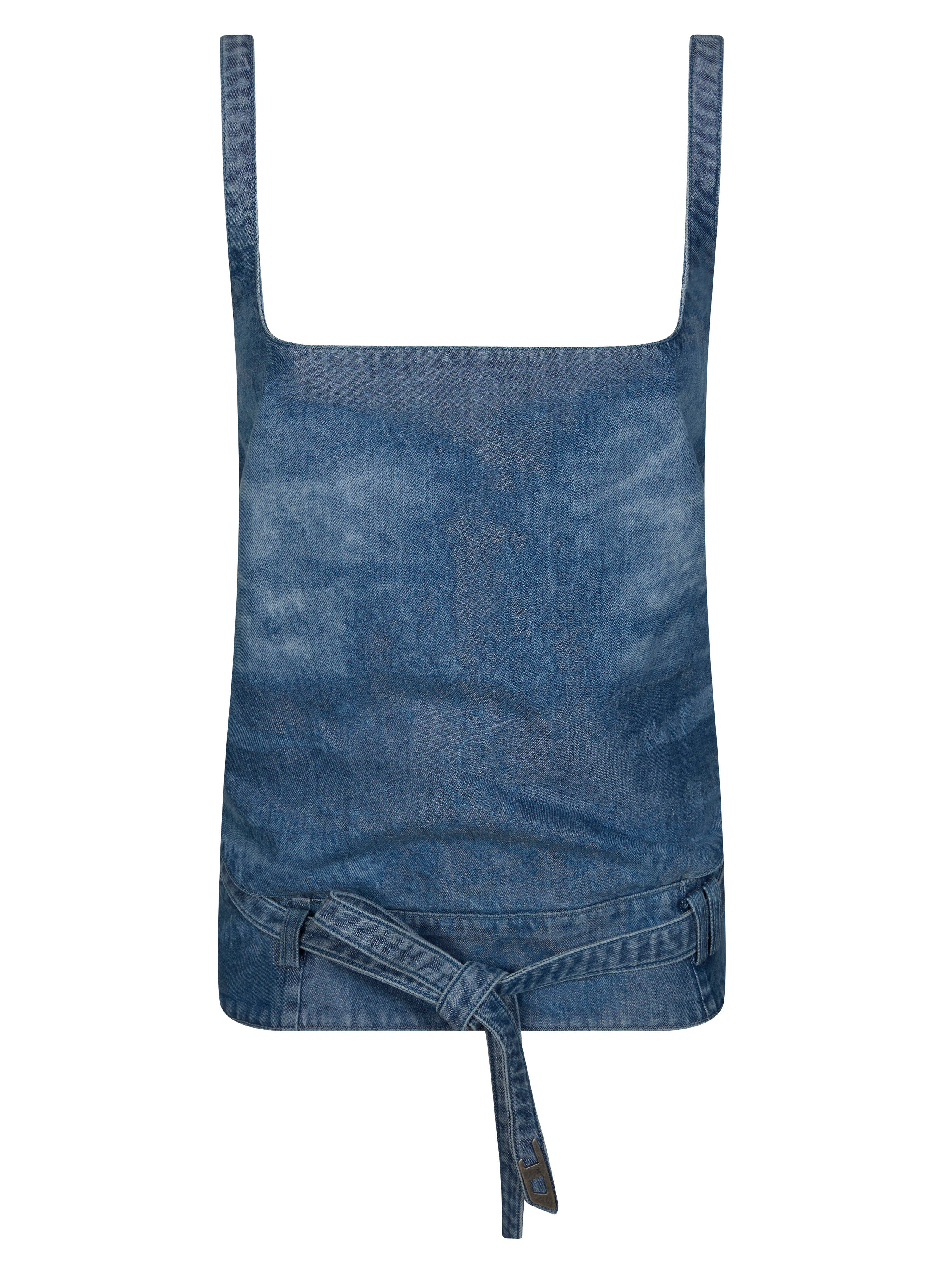 Sleek Denim Bermuda Shorts
