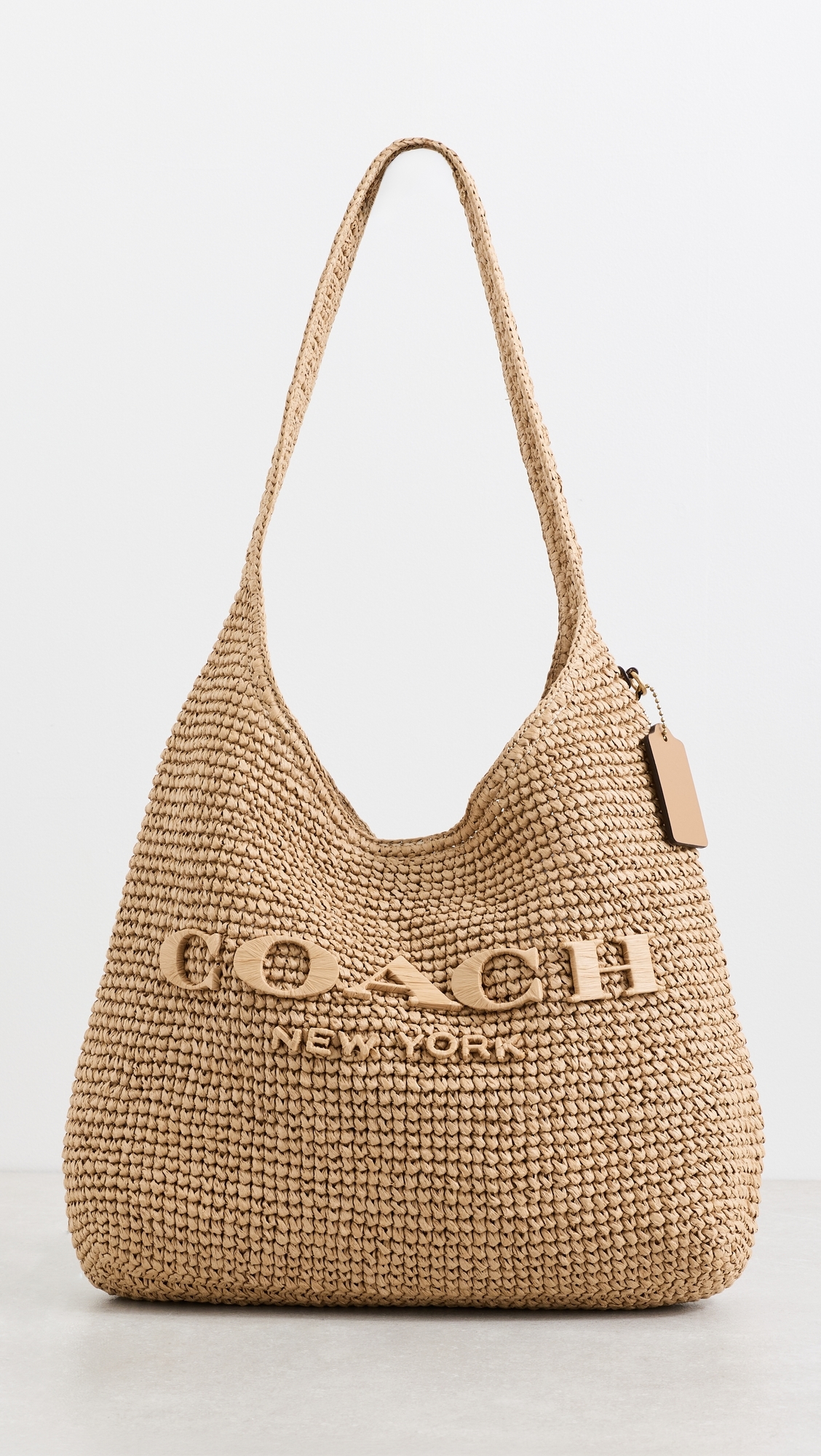 Brooklyn Raffia Shoulder Bag B4/NATURAL One Size