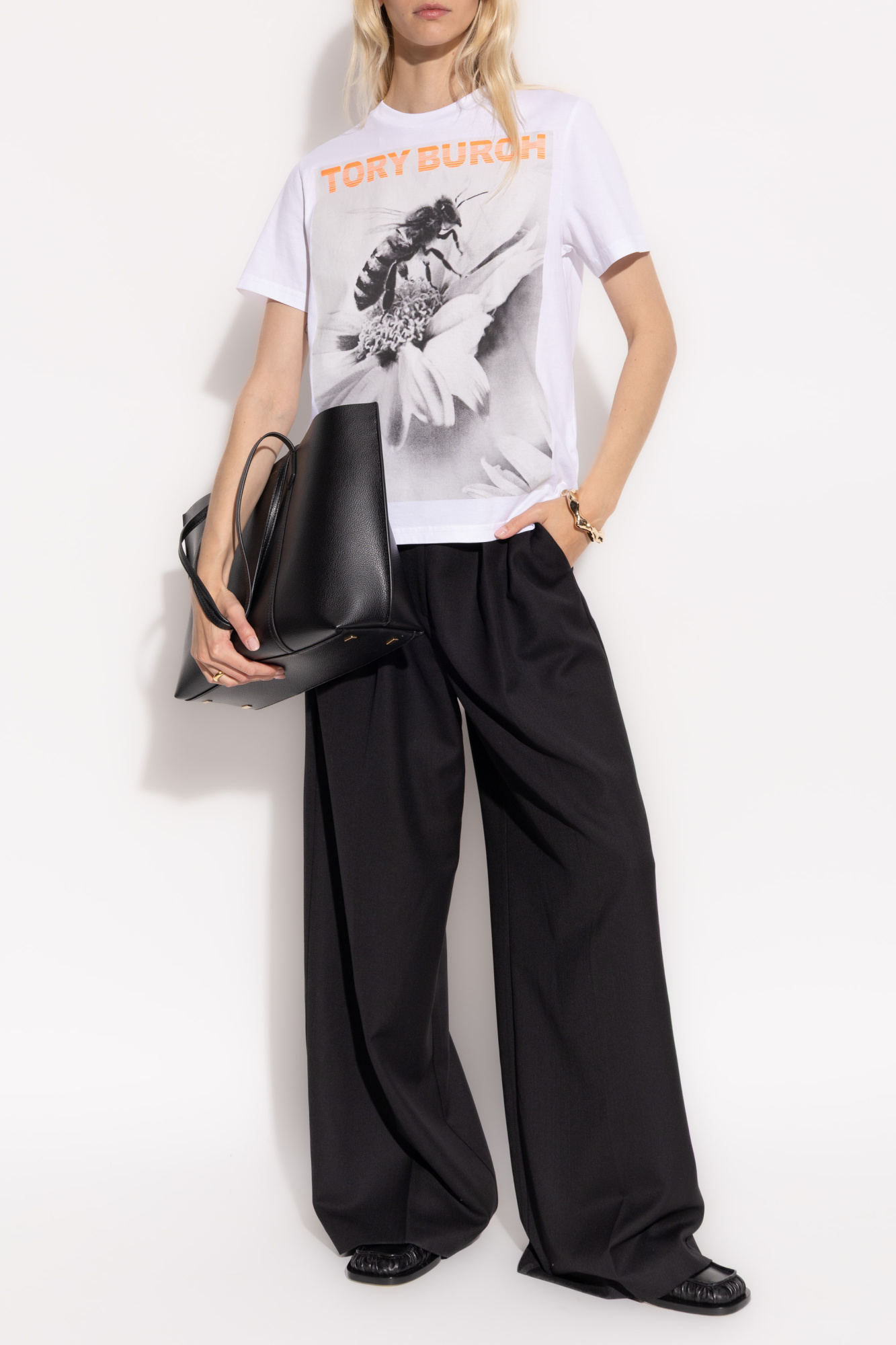 T-shirt With Colorful Print, Women's, White
