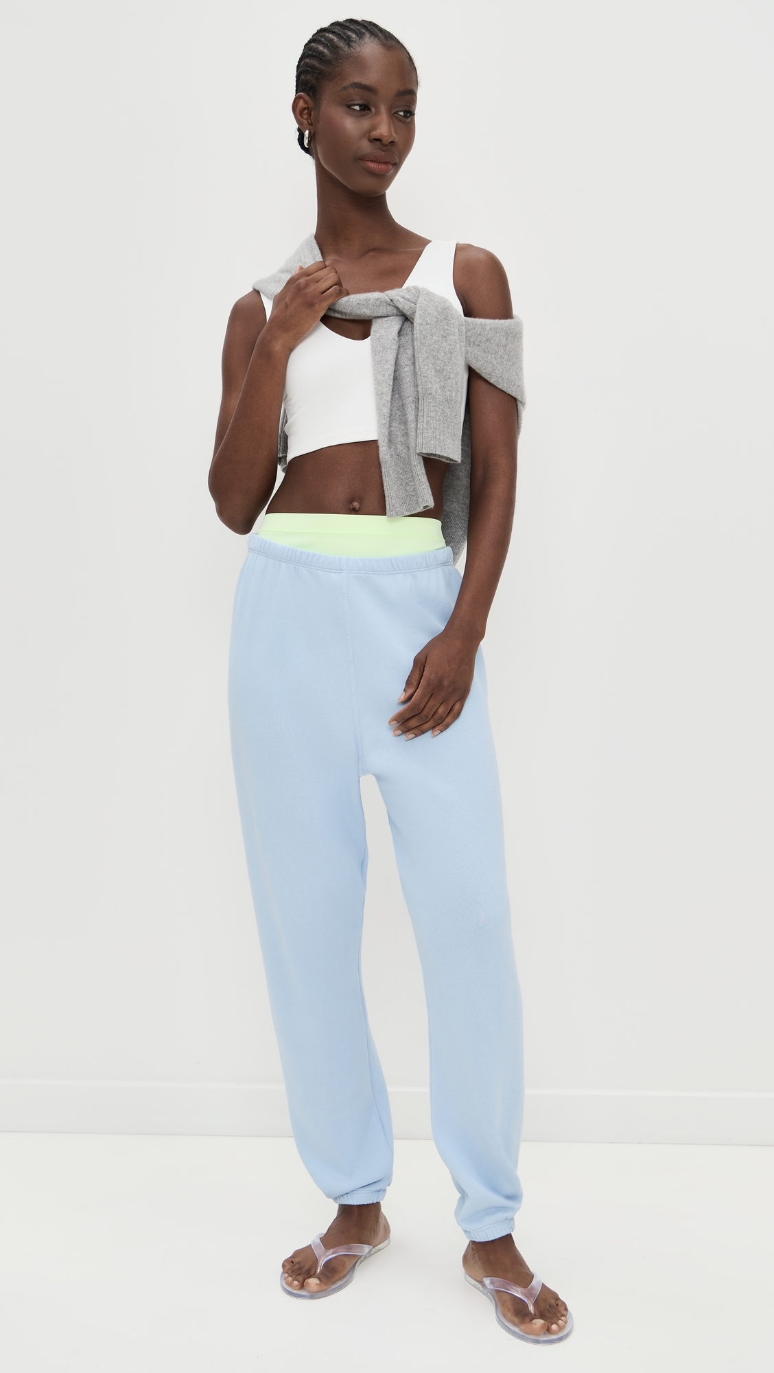 Never Better Crop Cami White