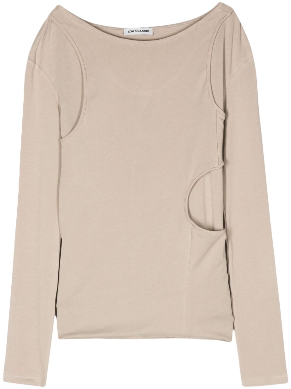 Layered-design top - Green