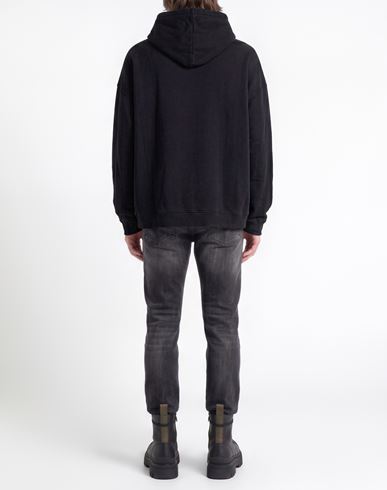 Man Sweatshirt Black Size S Cotton