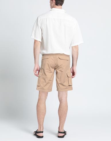 Man Shorts & Bermuda Shorts Sand Size 26 Cotton