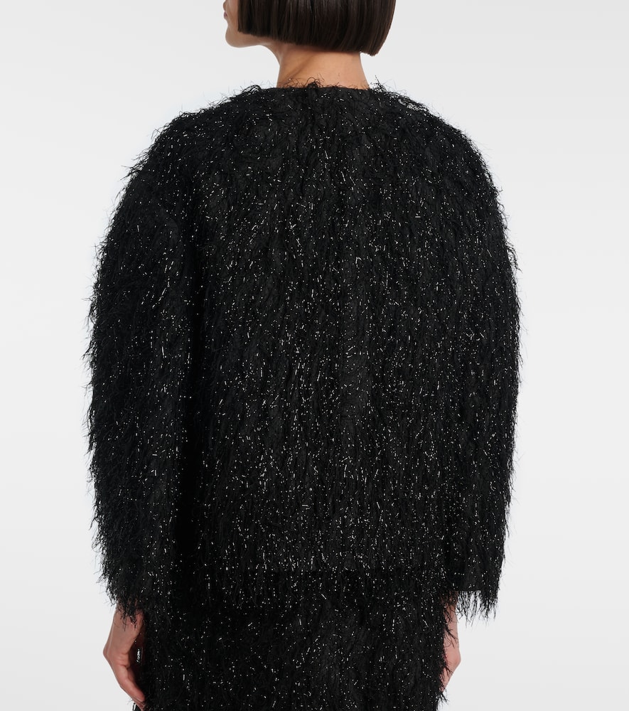 Lurex fil coupé jacket
