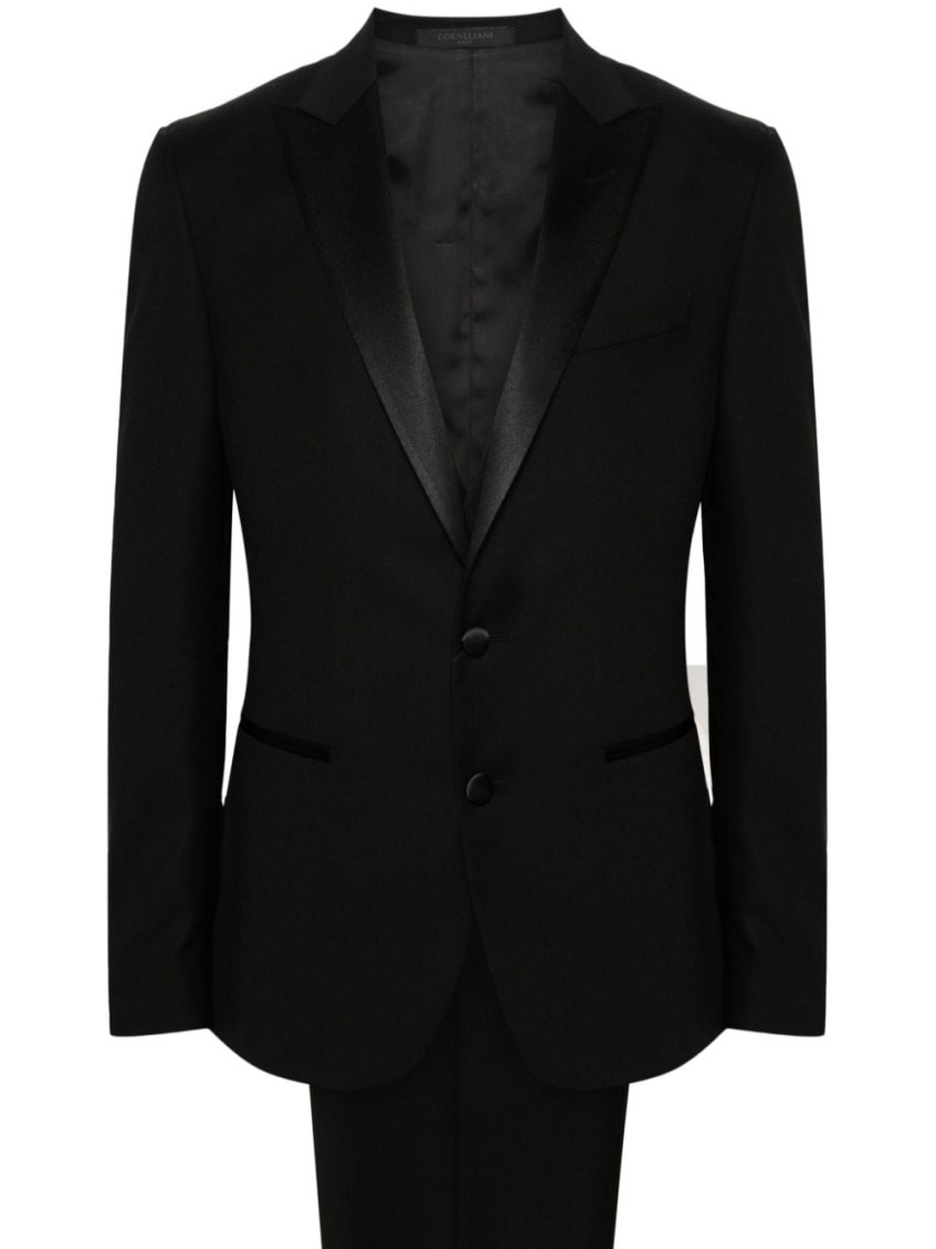 Black Dart Detail Suit