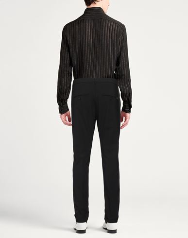 Dondup Man Pants Black Size 30 Polyester, Virgin Wool, Elastane