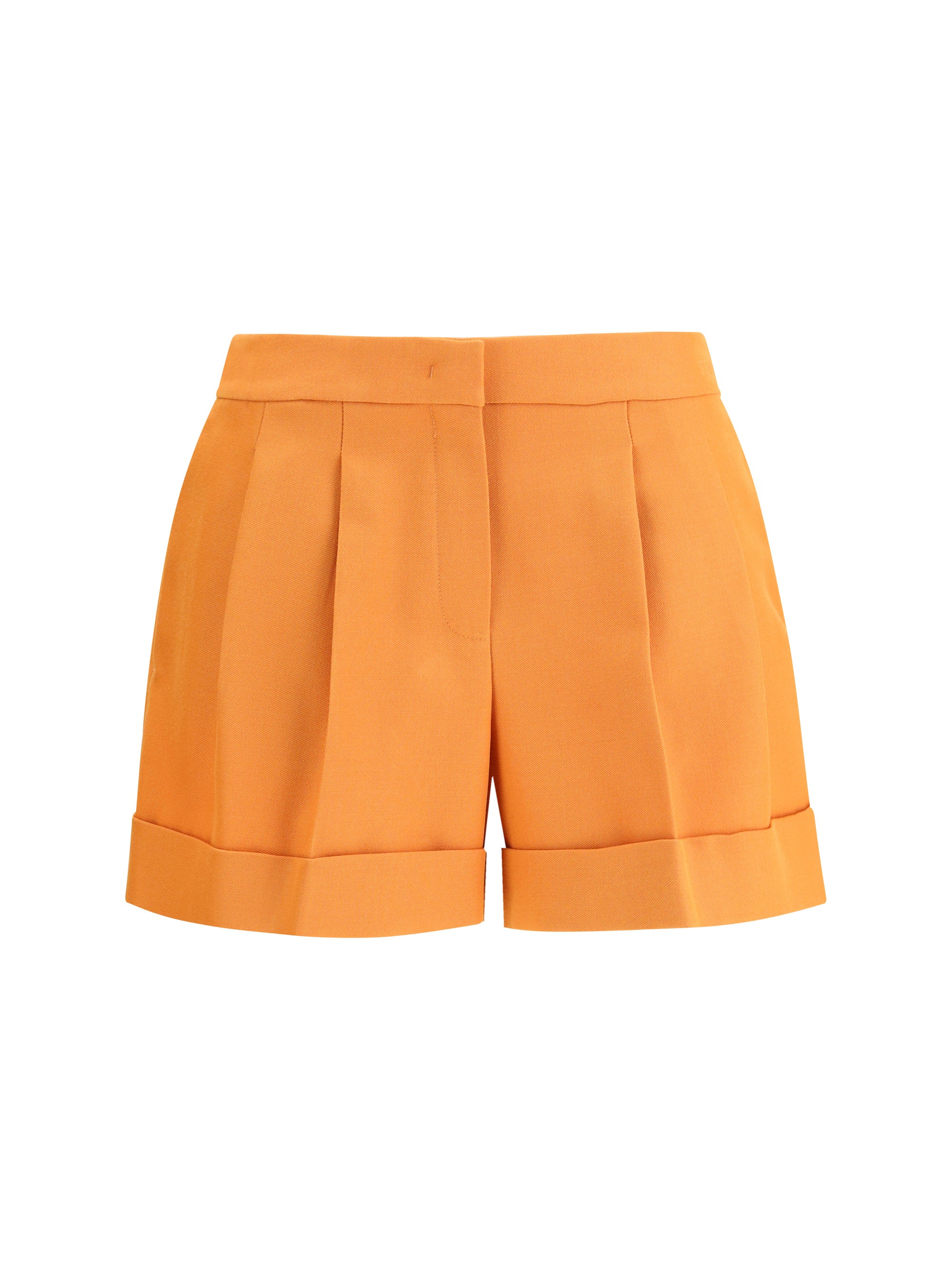 Grain Bermuda Shorts — Orange