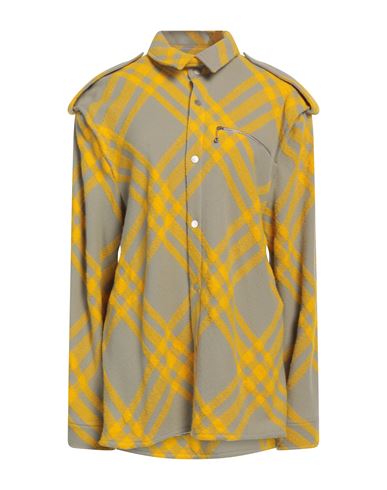 Woman Shirt Marigold Size 4 Wool, Alpaca wool, Polyamide