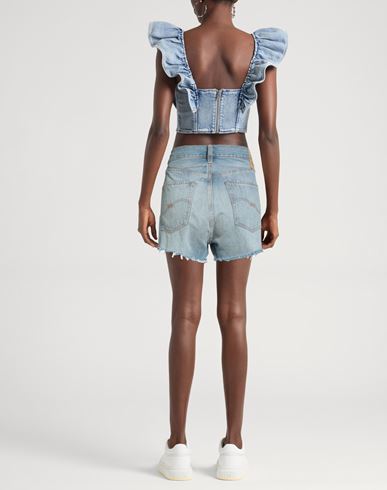 Woman Denim shorts Blue Size 26 Cotton