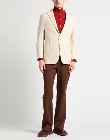 Man Blazer Ivory Size 38 Wool, Cashmere