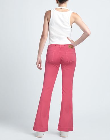 Woman Jeans Fuchsia Size 28 Tencel, Cotton, Polyester, Elastane