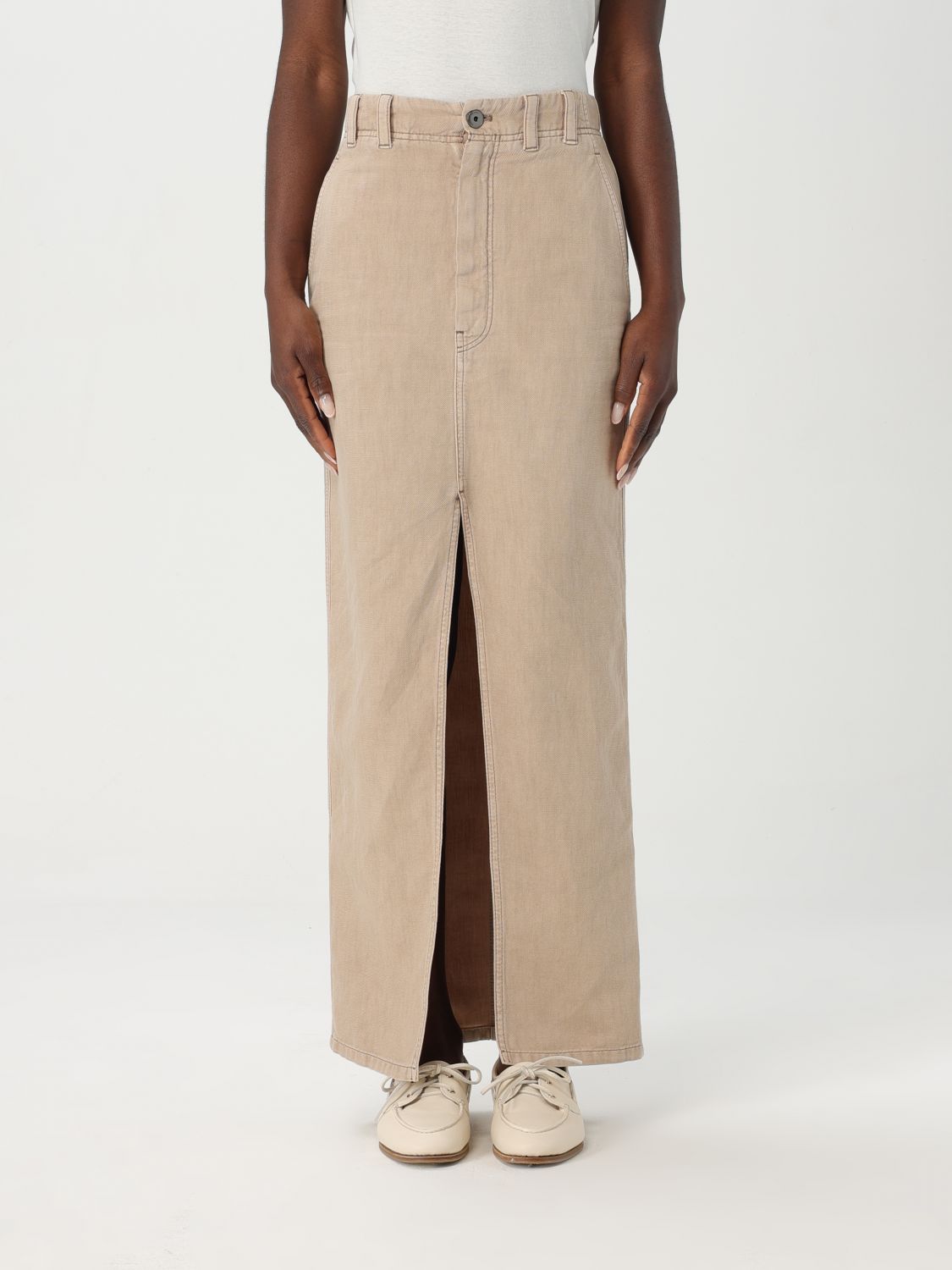 Skirt Woman color Beige