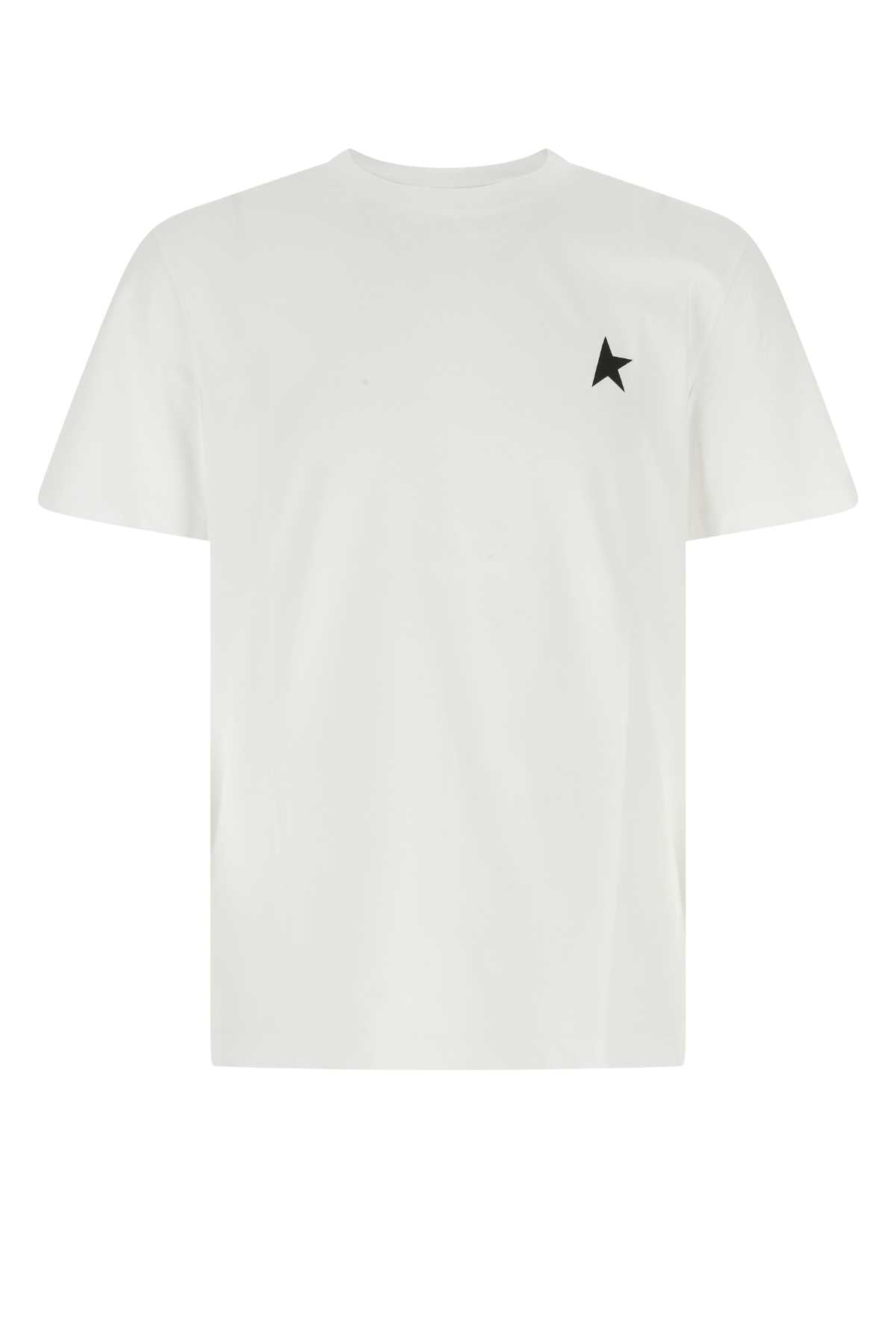 Logo-Embroidered Cotton T-Shirt — White
