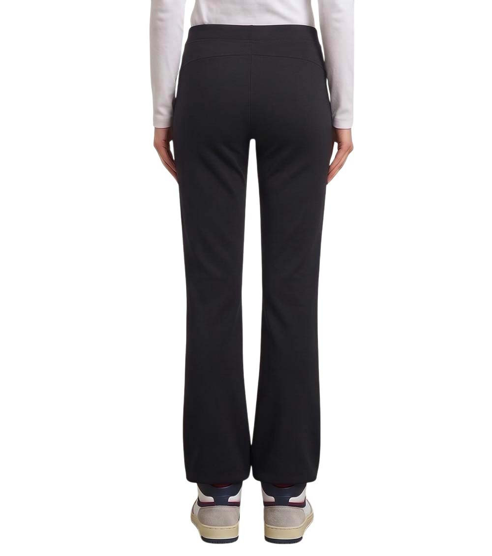 Black Regular Elasticated Pants