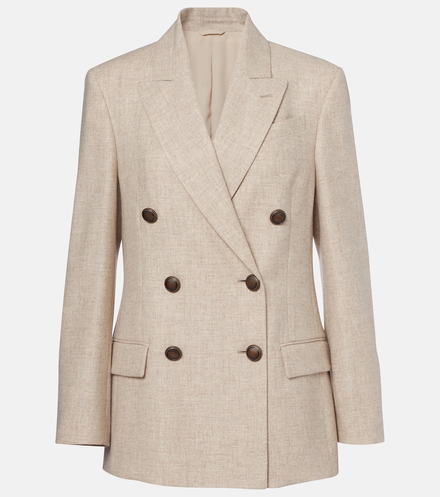 Wool and cashmere blazer