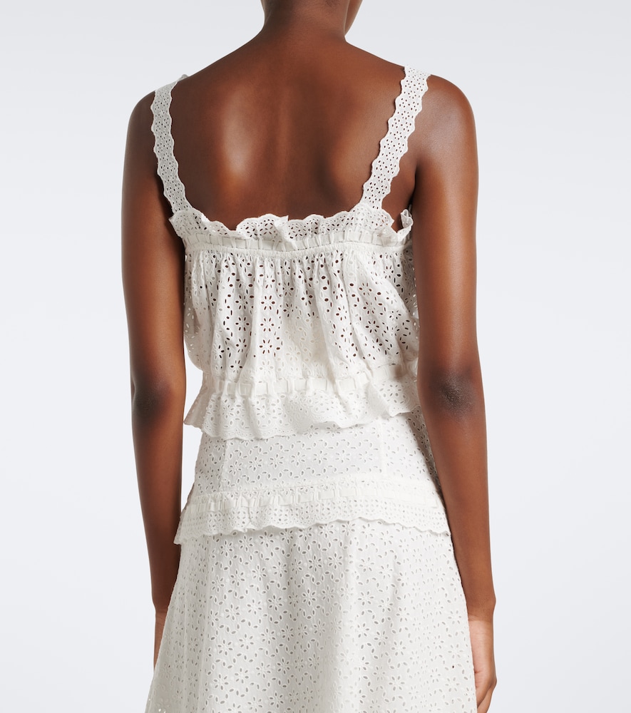 Isola broderie anglaise cotton top