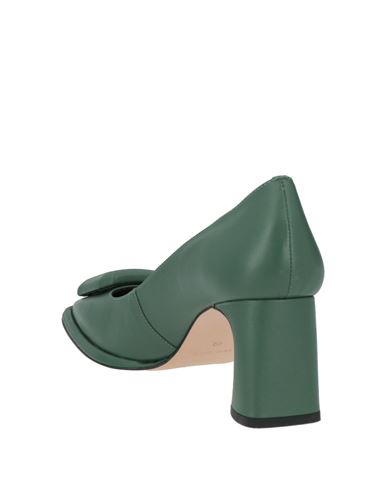) Woman Pumps Emerald green Size 9 Calfskin