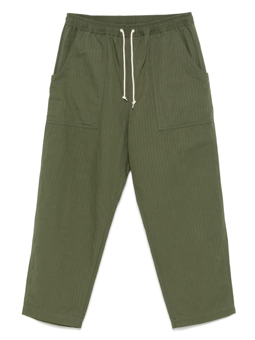 Comme des Garçons Homme herringbone trousers - Green