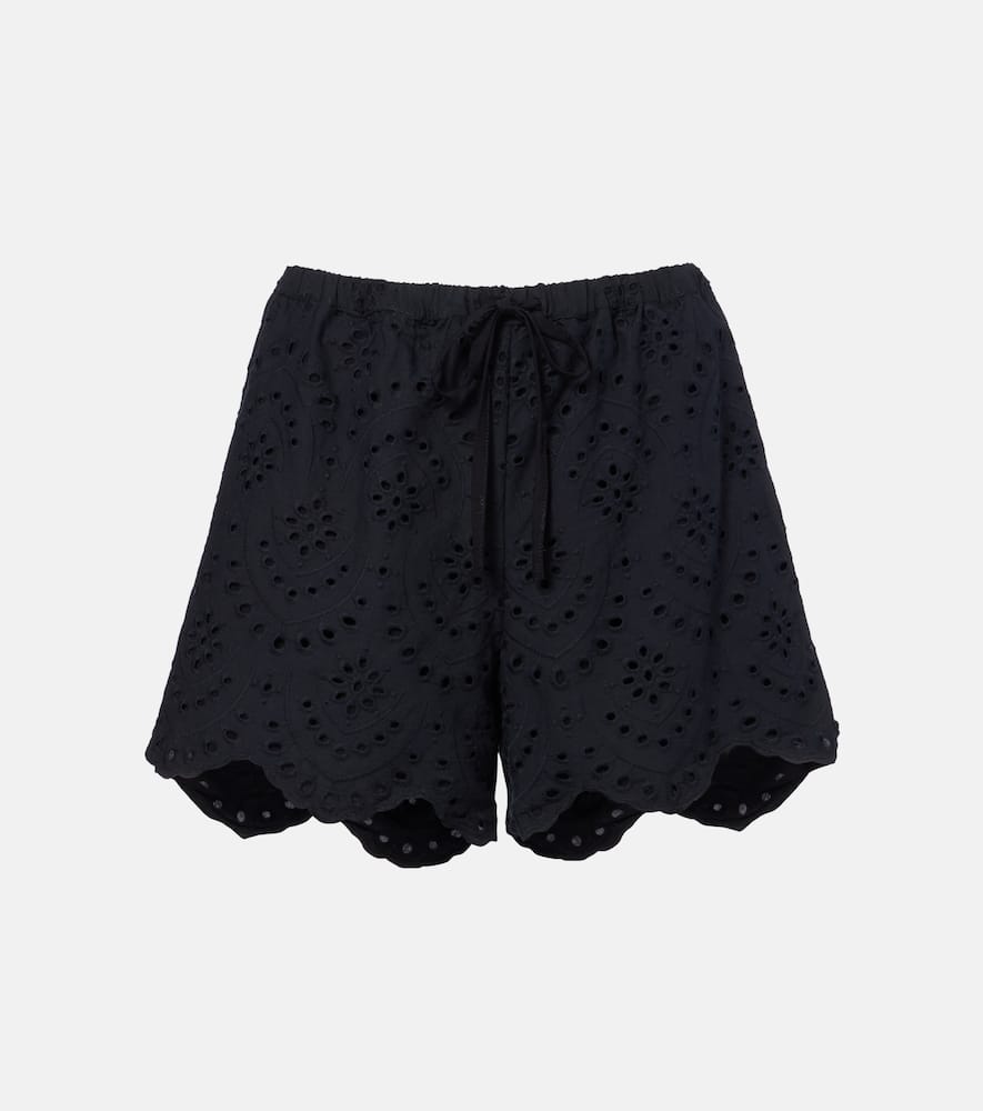 Cruse broderie anglaise cotton shorts