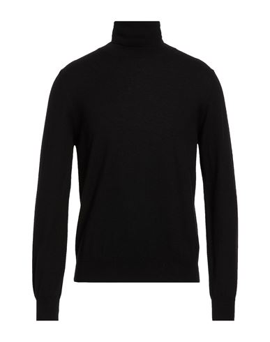 Man Turtleneck Black Size S Merino Wool, Cashmere