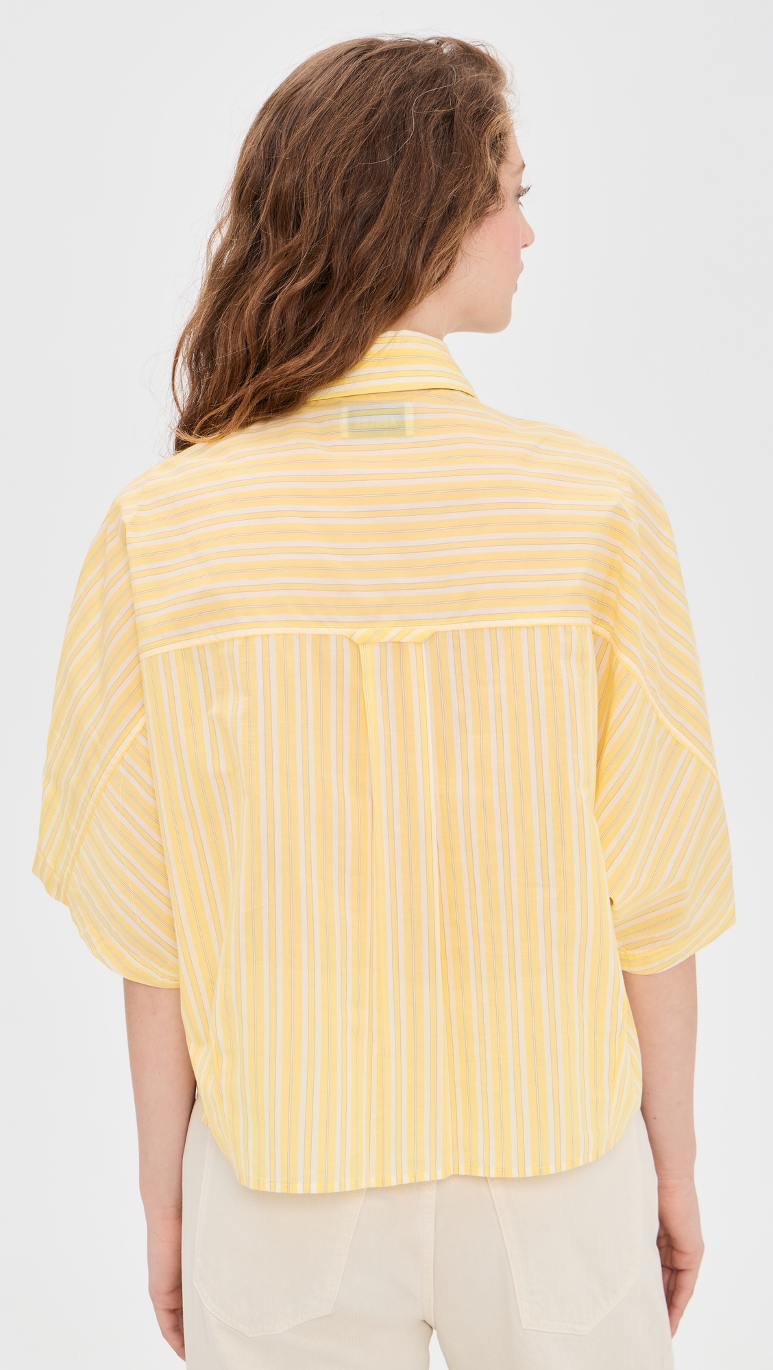 Merrin Shirt Wirrel Stripe/Lemon Drop/Cream