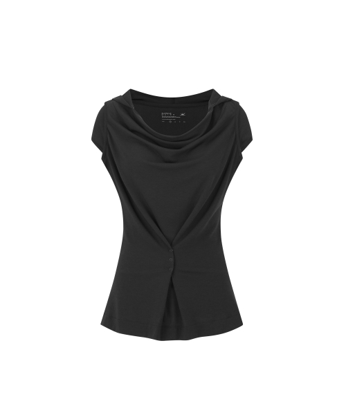 W Polartec Delta FlexAir Hooded Tee Black