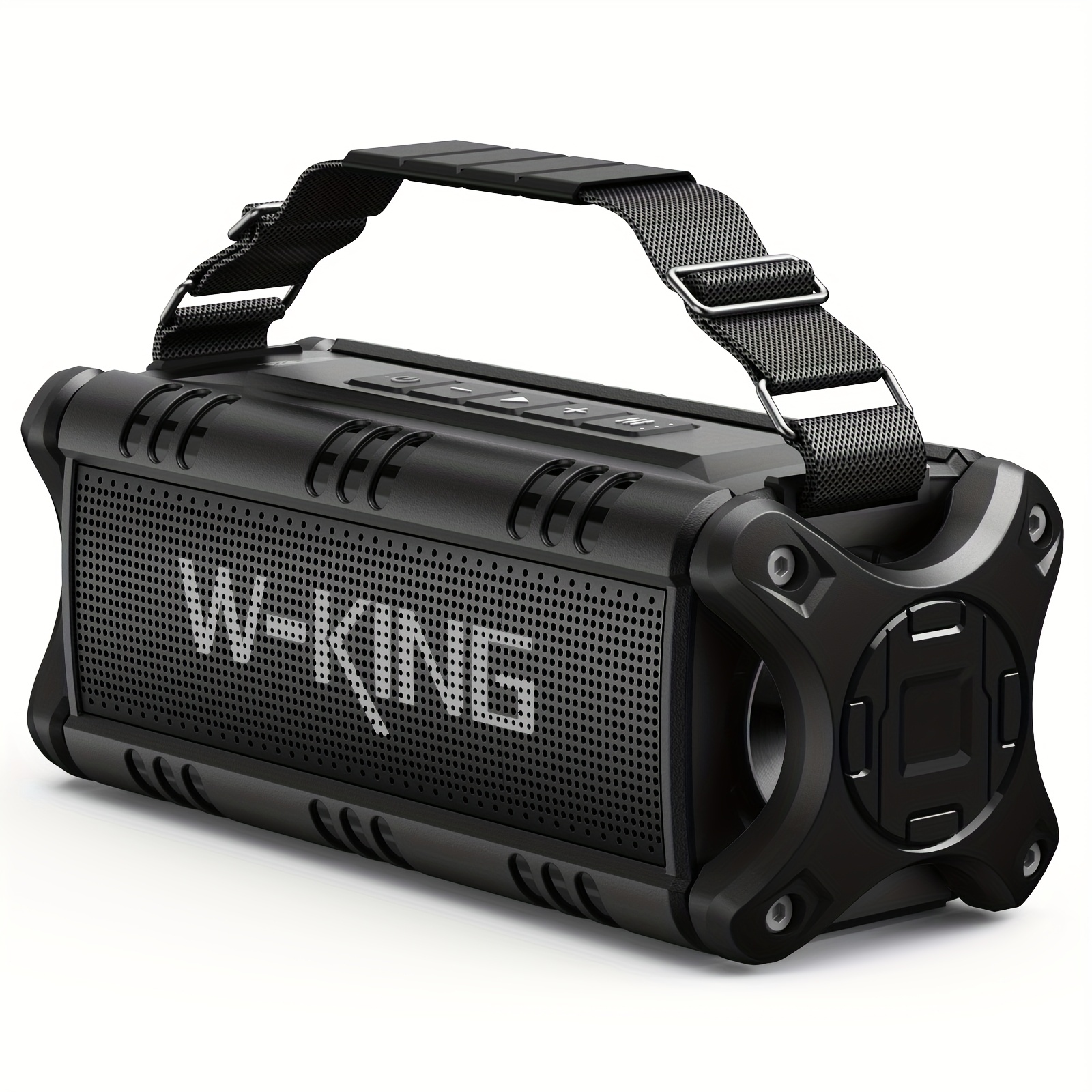 TEMU W-king Wireless Speaker, 90w Max Loud Portable Speakers Wireless Wireless, Ipx6 Outdoor Speaker With 50w Deep /2 Powerful Subwoofer/40h/power