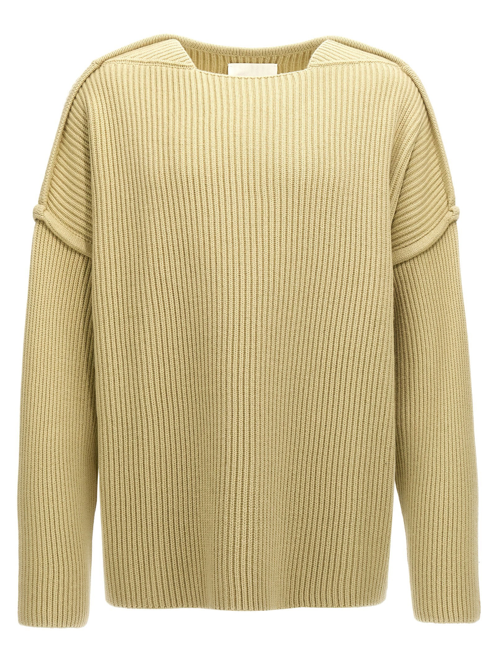 Geometric Neckline Sweater