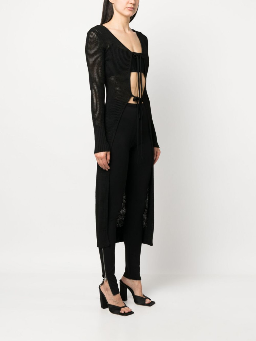 - Knit Long Cardigan