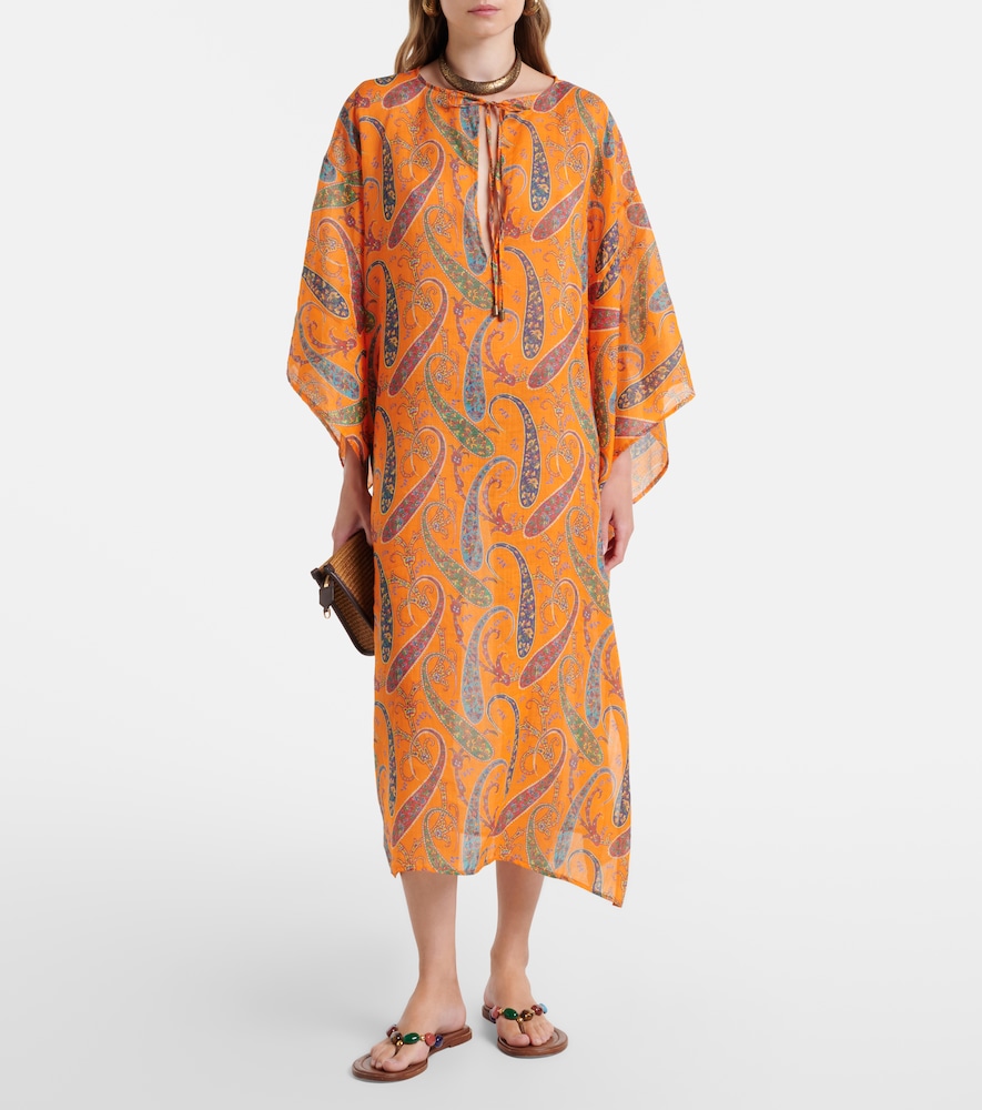 Paisley ramie kaftan