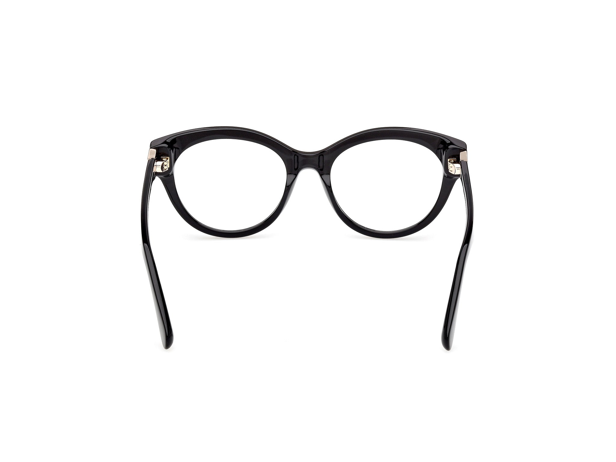 MAX&Co Mujer MAX&Co MO5192 001 Monturas ópticas Acetato Negro Redonda Norma