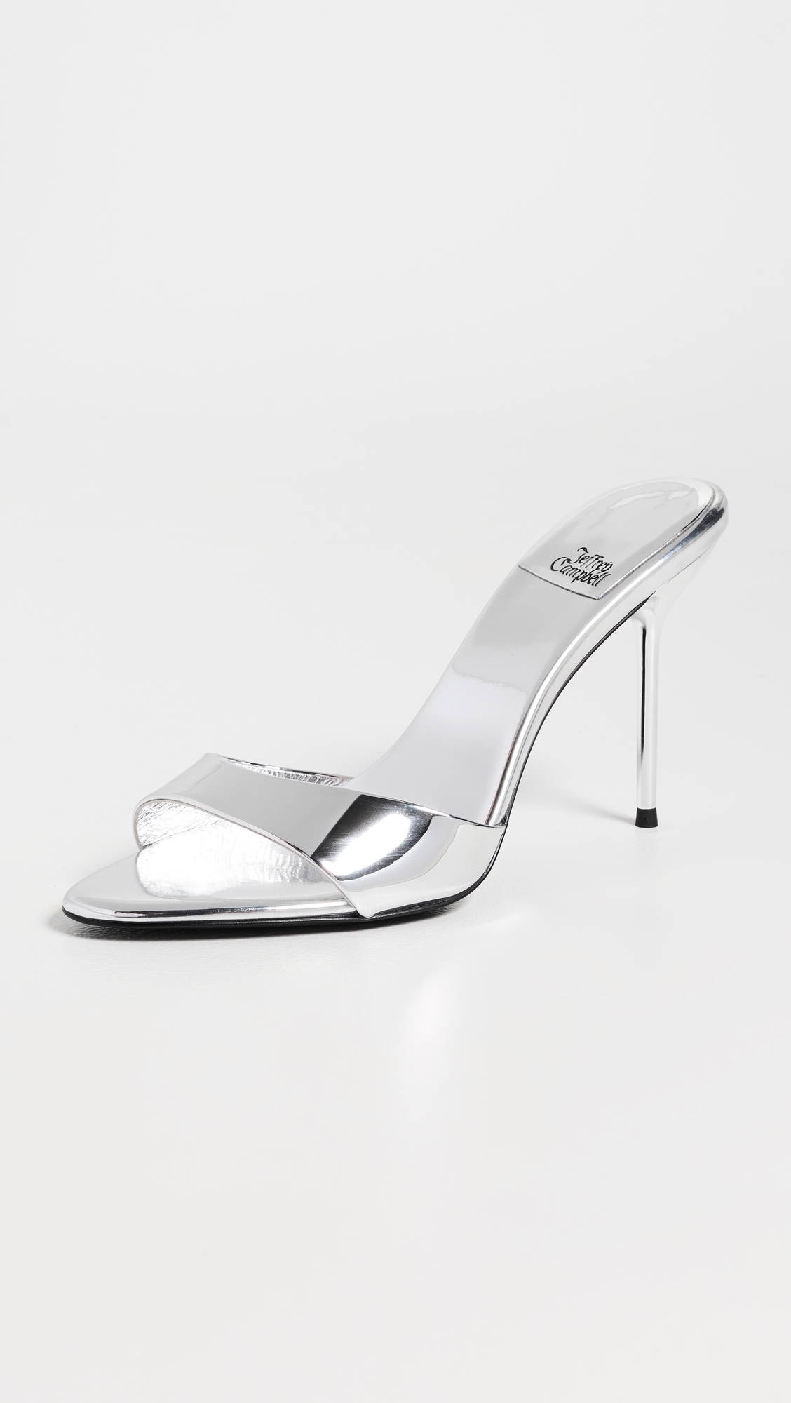 Ce-Soire Mules Silver Mirror