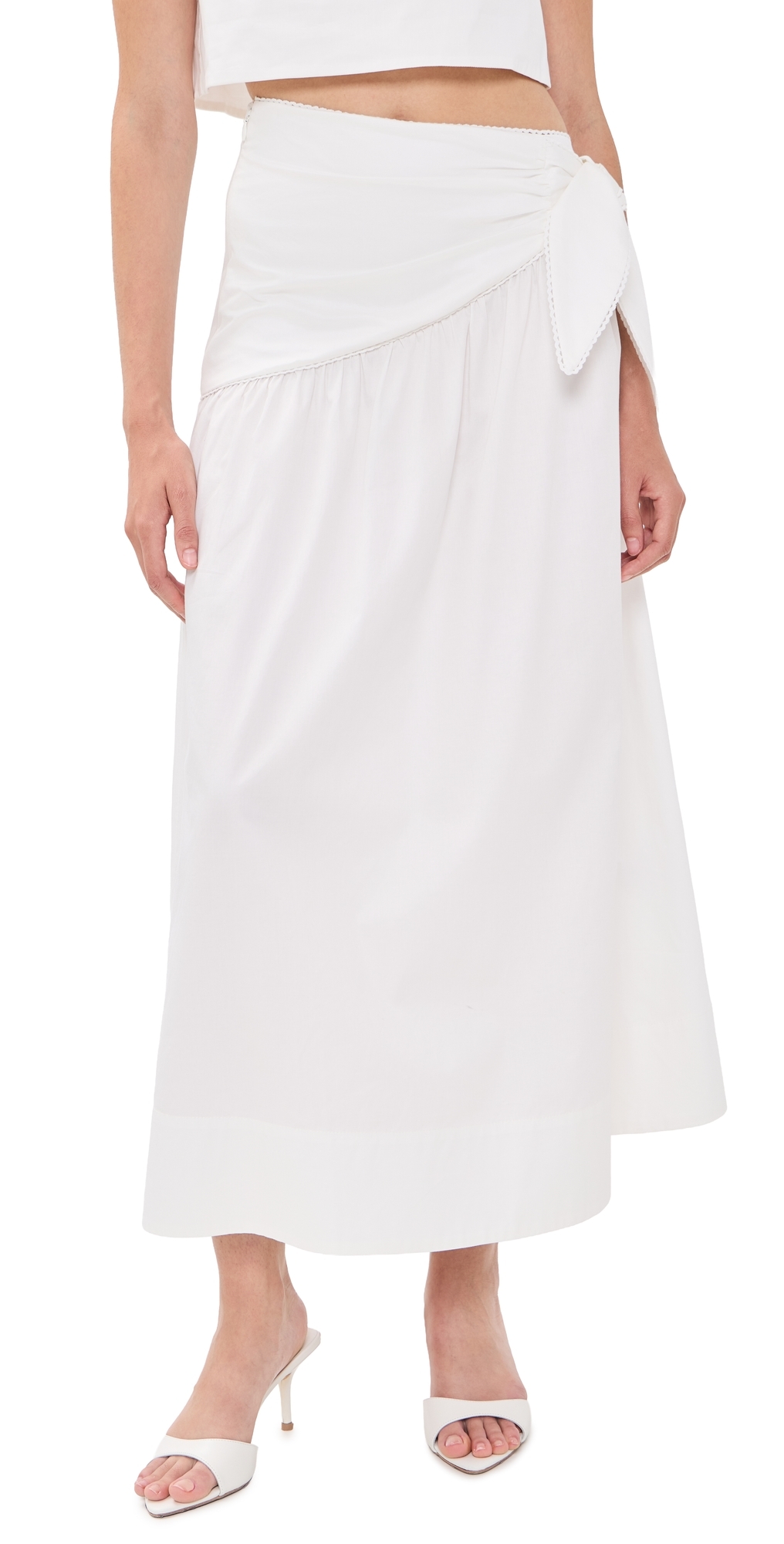 Dixie Tie Skirt White