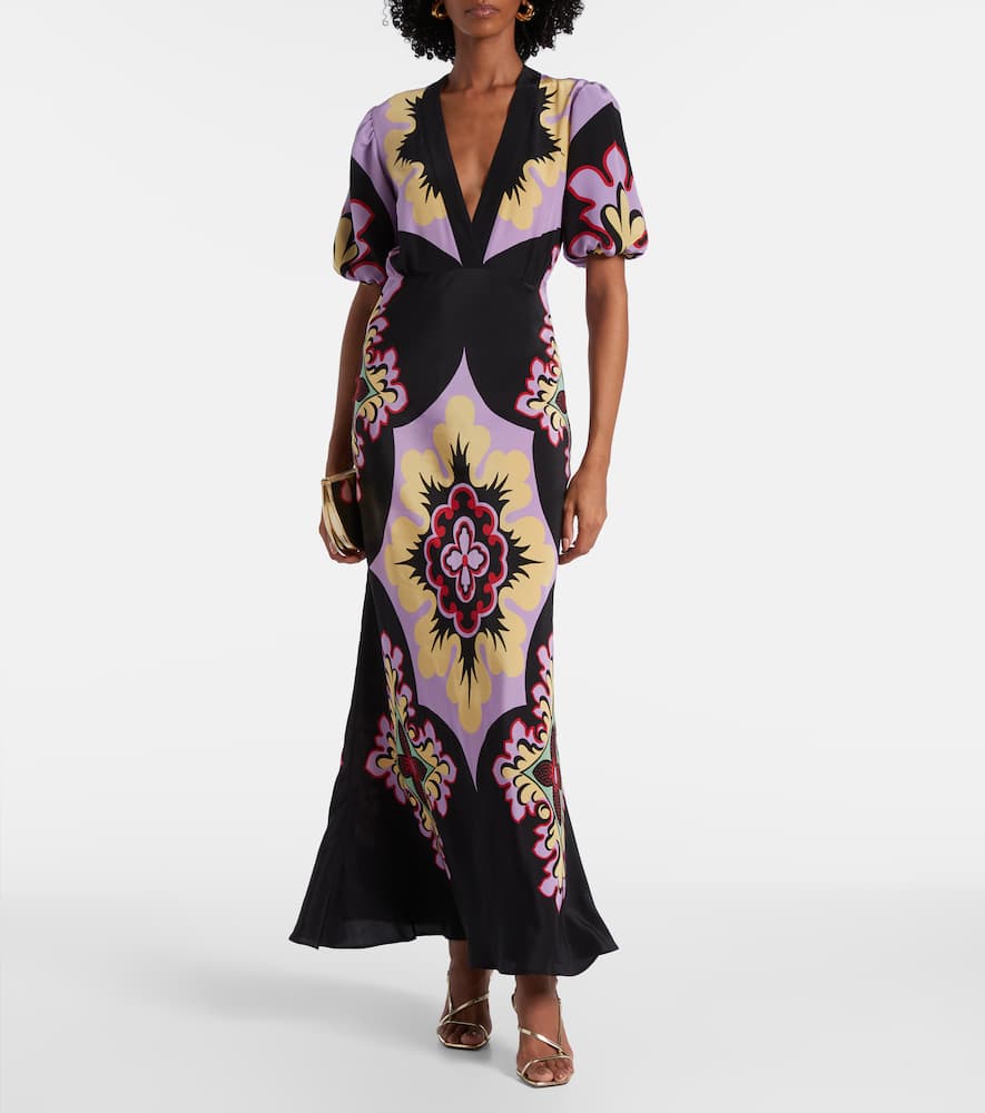 Marlene Placée silk maxi dress