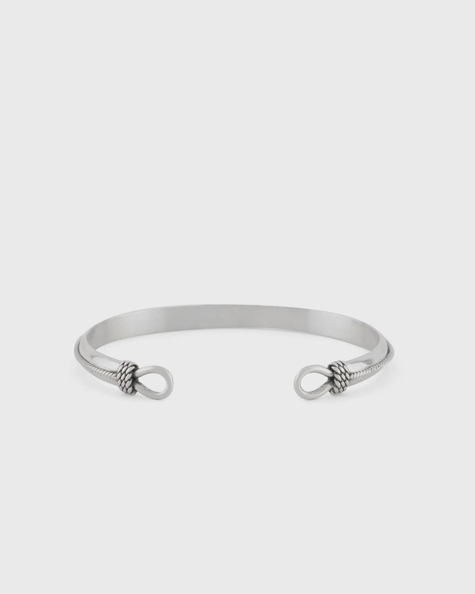Silver Lasso Bangle silver male Jewellery now available at BSTN