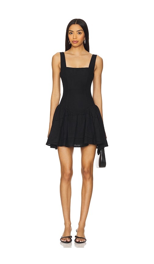 WeWoreWhat Corset Peplum Mini Dress in Black.  6. Also in 0, 00, 14, 2