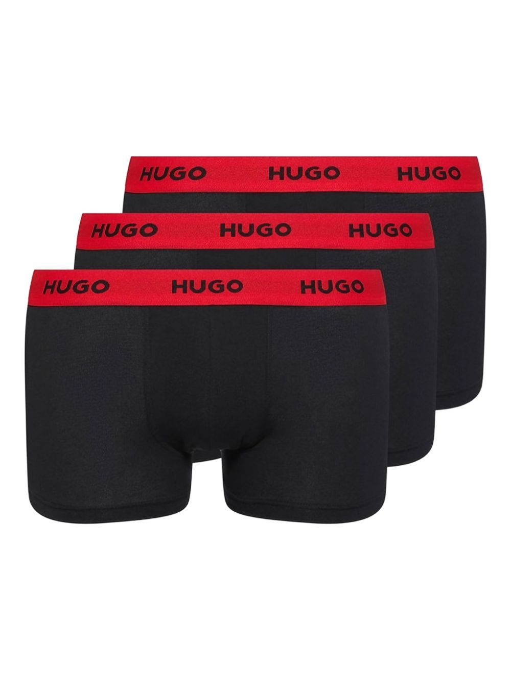Logo-waistband boxers (pack of three) - Black
