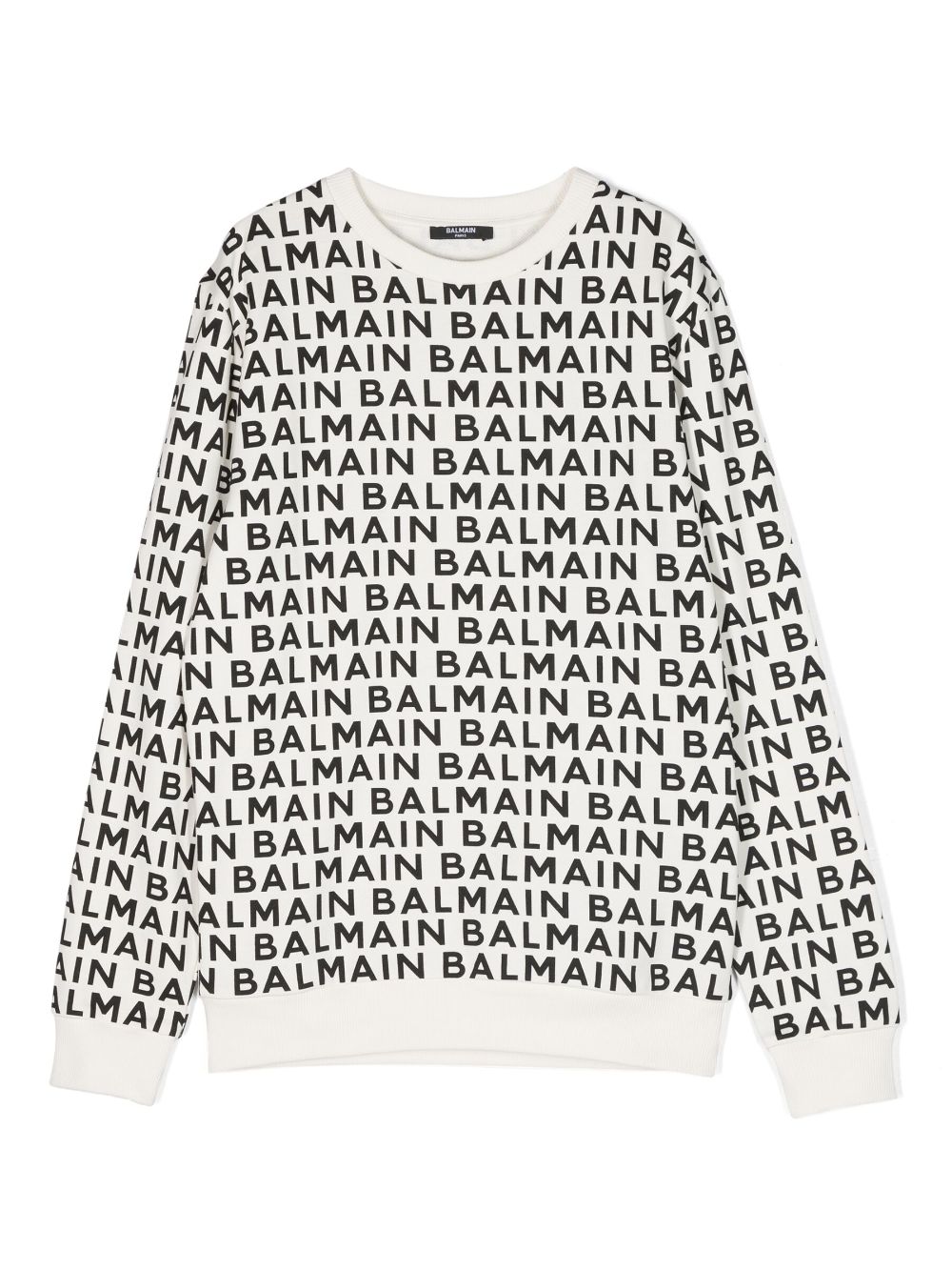 Logo-print cotton sweatshirt - White