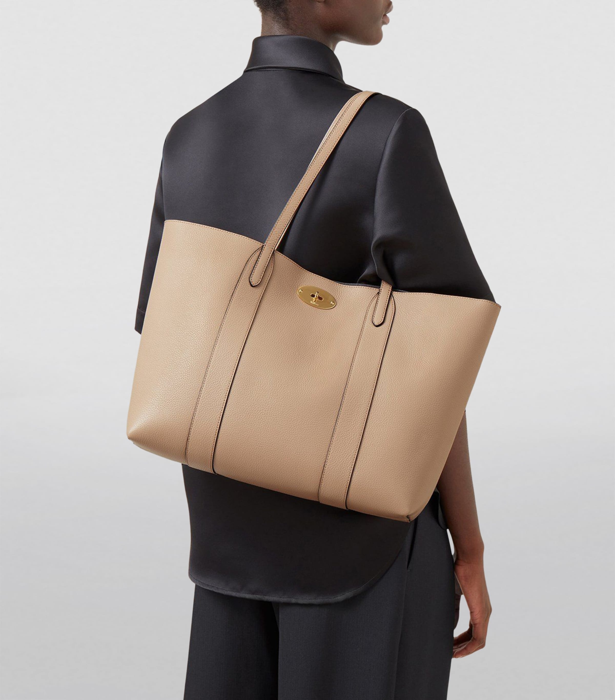 Leather Bayswater Tote Bag