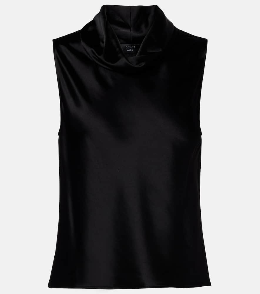 Barb satin top