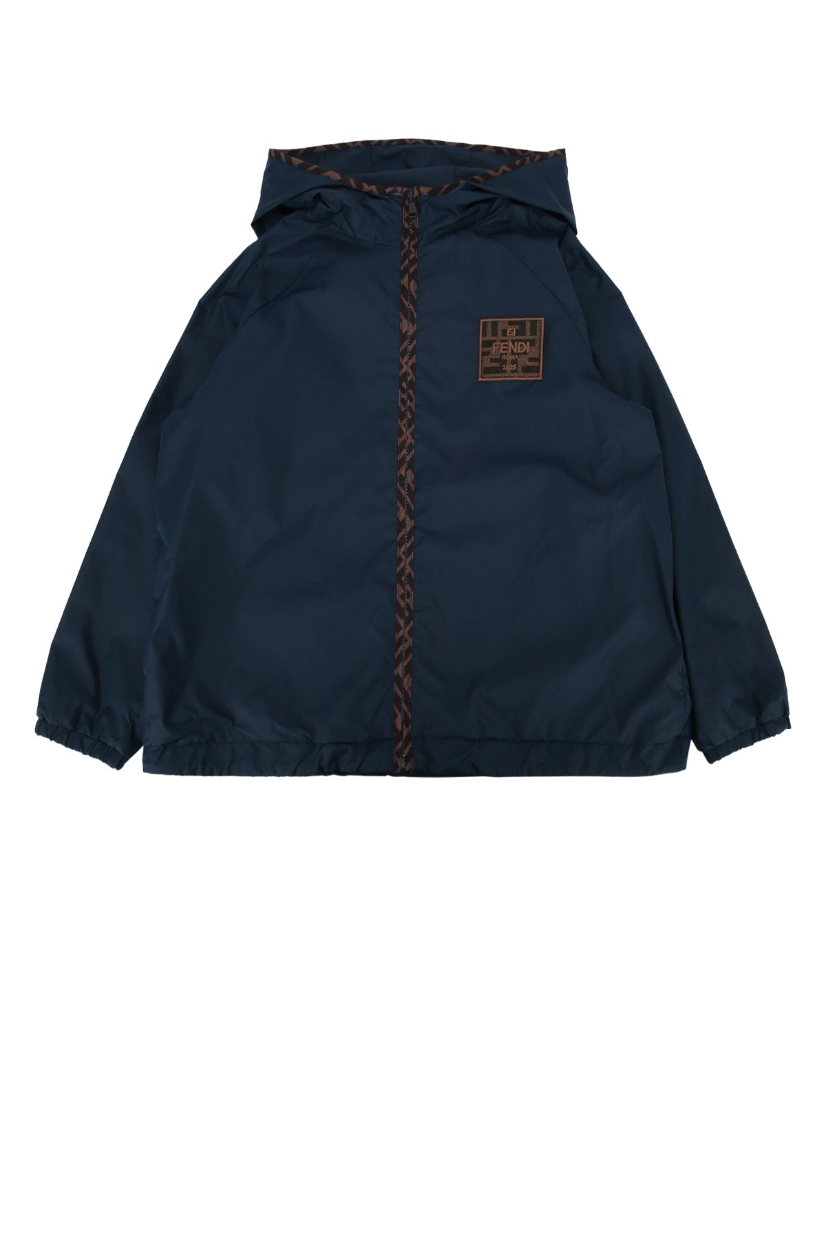 Nylon Raincoat — Navy