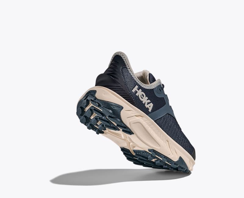 HOKA Transport Freedom Shoes in Varsity Navy/Alabaster