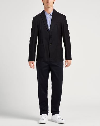 Man Blazer Midnight blue Size 42 Virgin Wool, Elastane