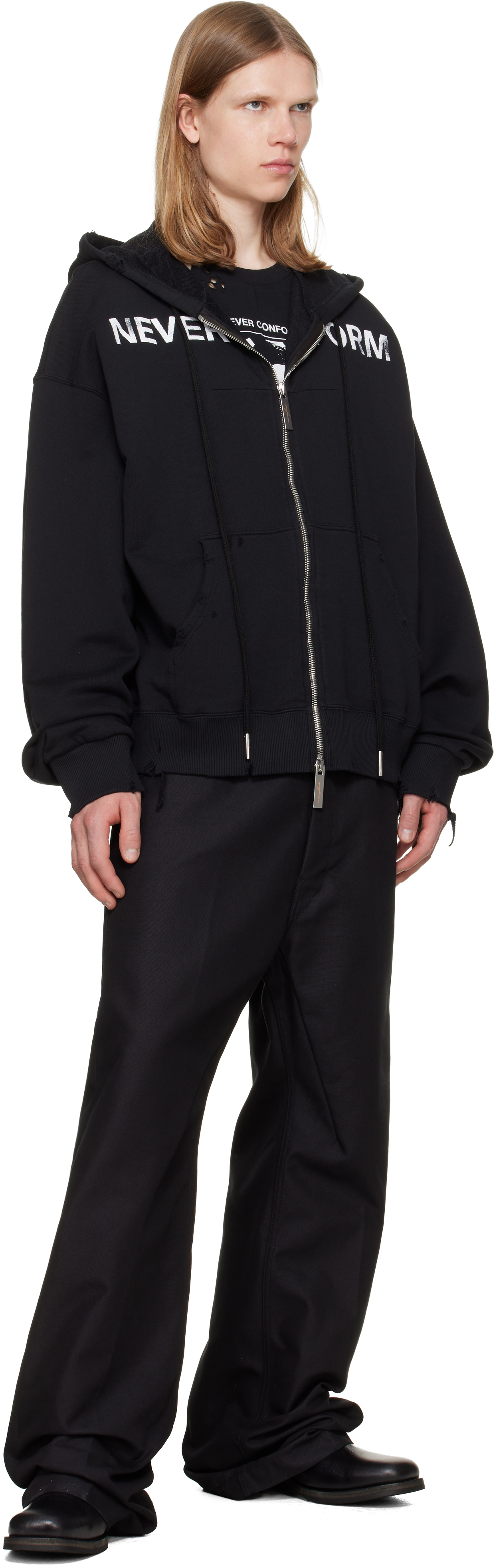 Black 'Never Conform' Hoodie