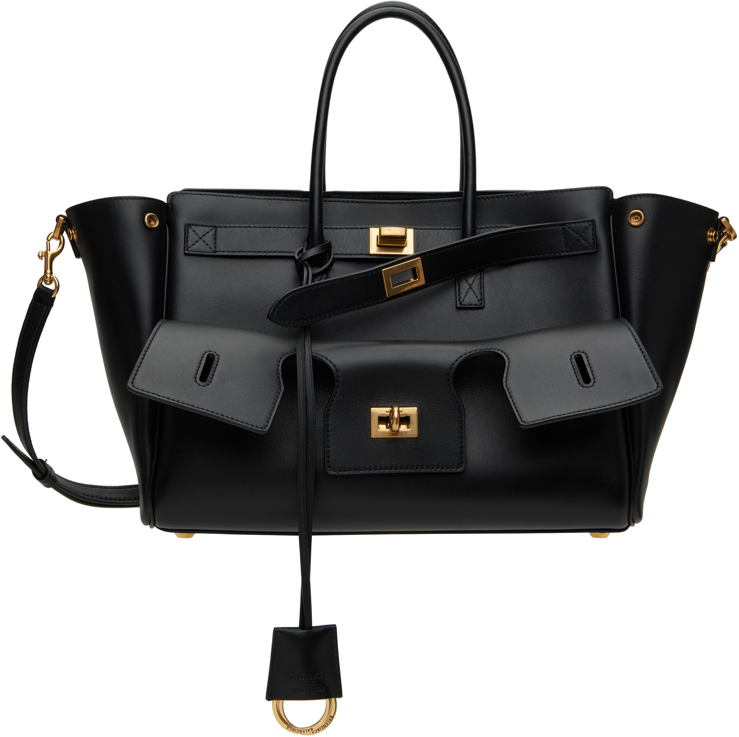 Balenciaga Black Bel Air Small Carry All Bag