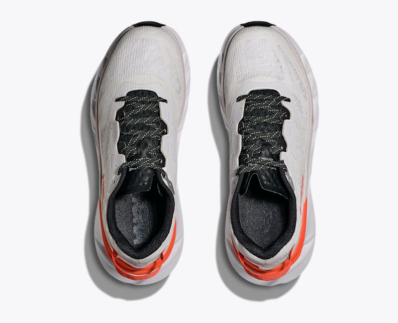 HOKA Elevon 2 TS Shoes in White/Bell Pepper