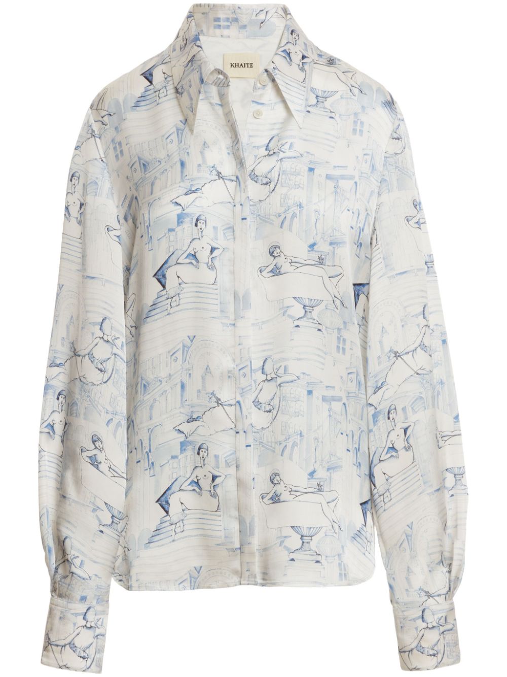 The Minta graphic-print shirt - White